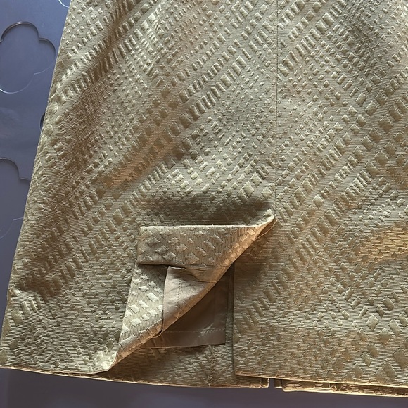 TAHARI ASL Women’s Zip Front Sheath Dress Size 8 P Mustard Gold - Picture 12 of 16